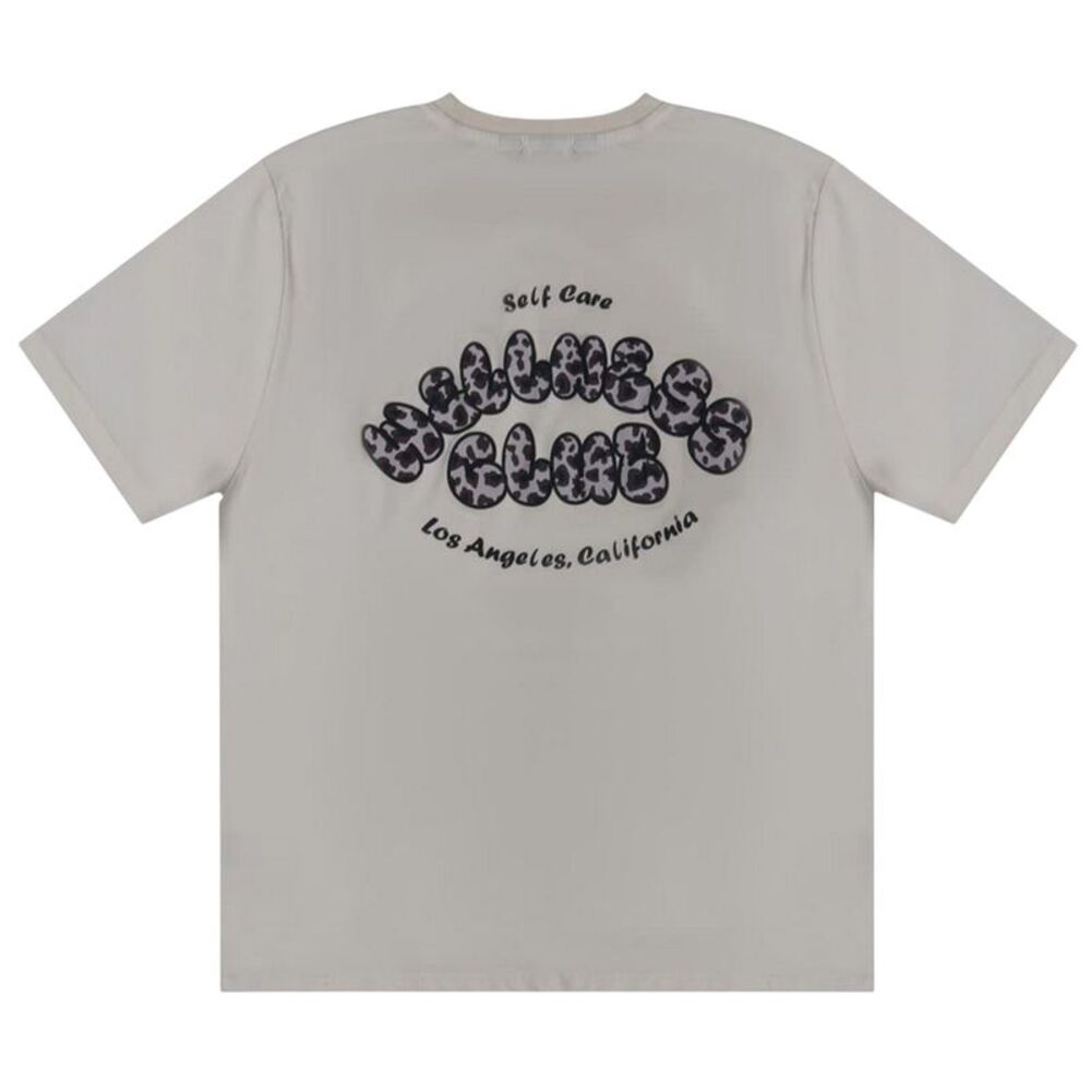 Miso Unisex Adult Bubble Regular T-Shirt / Cream/Leopard - Picture 2 of 3